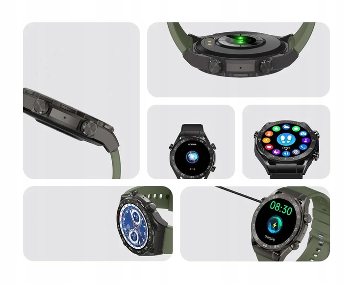 Zegarek męski SMARTWATCH GRAVITY odbieranie połączeń 1.39" wielofunkcyjny