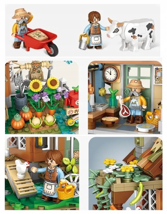 FARMA KLOCKI KONSTRUKCYJNE 899 EL DOMEK NA WSI