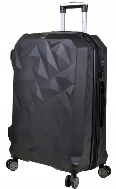 DUŻA WALIZKA SUNBAG - MODEL CRYSTAL Z POSZERZENIEM pojemność 80 LITRÓW