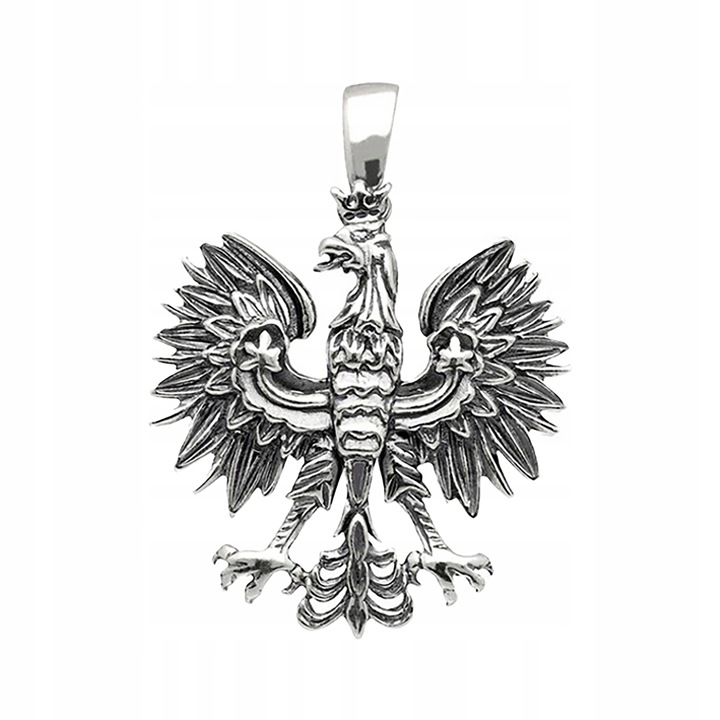 SREBRNA ZAWIESZKA ORZEŁ DUŻY PRÓBA 925 PREZENT