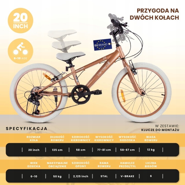 ROWER VERDANT ROWAN 20 CALI CAPPUCINO 0302742