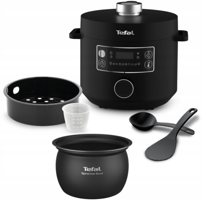 Szybkowar Tefal 5 l czarny multicooker wkłady automat