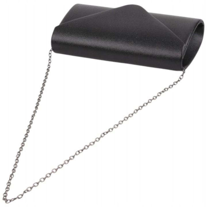 TOREBKA DAMSKA KOPERTÓWKA WIZYTOWA NA RAMIĘ TOREBKI ELEGANCKIE CZARNE