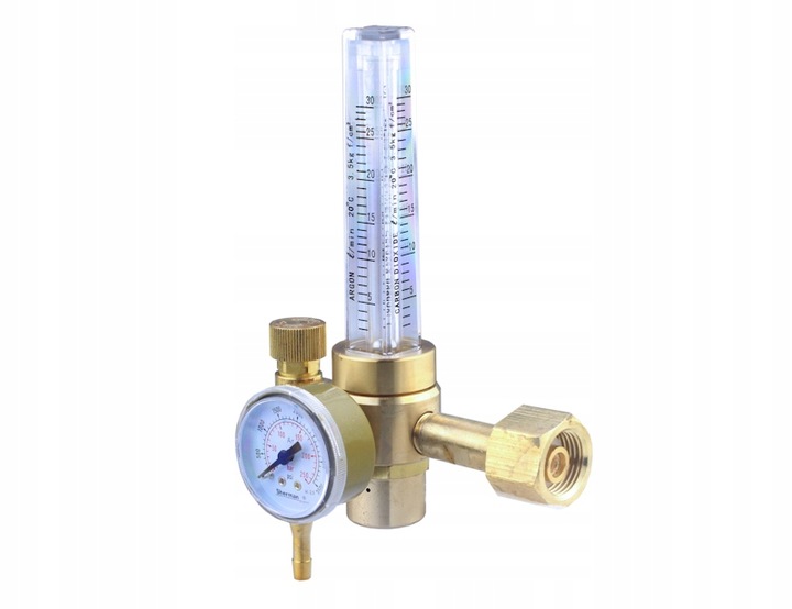 REDUKTOR GAZU Ar/CO2 Z ROTAMETREM 200 bar SHERMAN