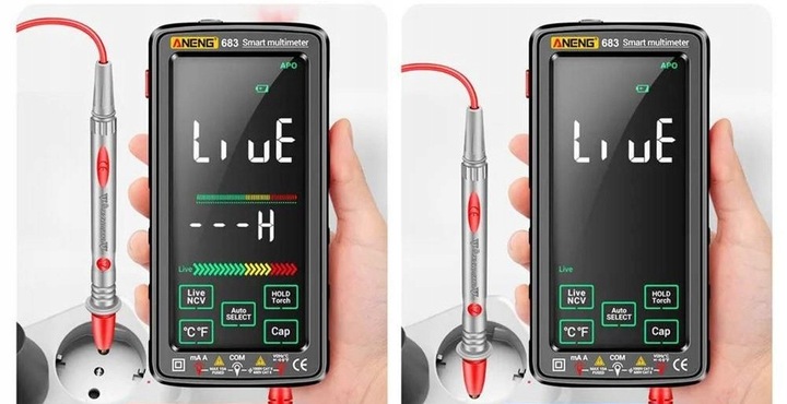 Multimetr cyfrowy ANENG 683 AC/DC 6000 zliczeń