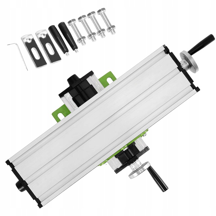 Stół przesuwny z trzema rowkami T do wiertarek i frezarek do wiertarek