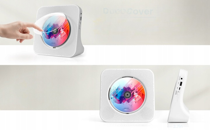 Wszechstronny odtwarzacz CD z Bluetoothem Wbudowane podwójne głośniki HiFi