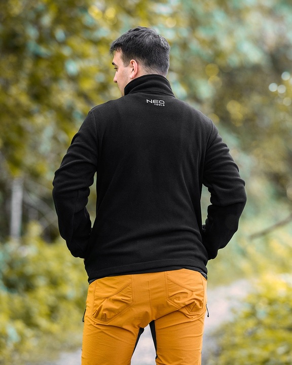 Polar roboczy bluza polarowa robocza męska BASIC czarny rozm XL 81-509-XL