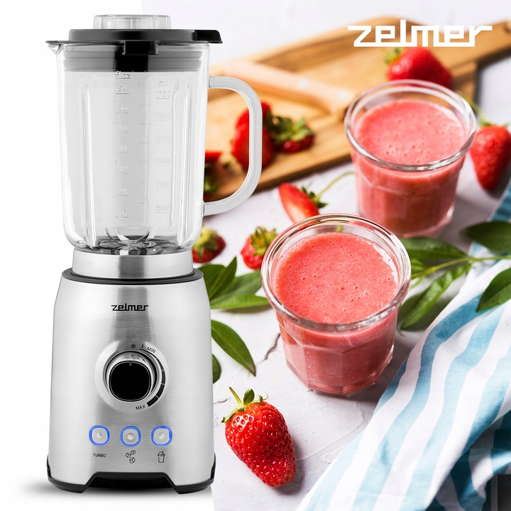 BLENDER KIELICHOWY ZELMER DO KOKTAJLI KRUSZY LÓD MIKSUJE SZKLANY 1200W