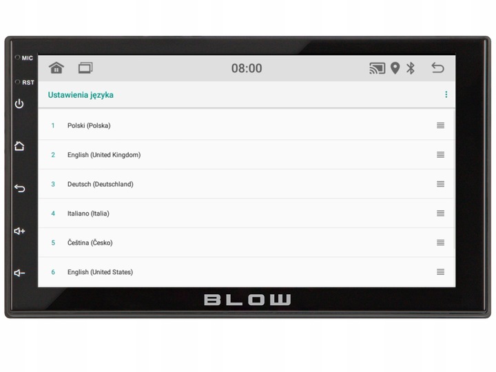 RADIO SAMOCHODOWE ANDROID 12 BLUETOOTH CARPLAY ANDROID AUTO MIRROR LINK