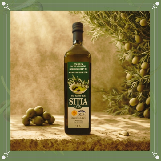 GRECKA oliwa z oliwek SITIA 1L 0,3% EXTRA VIRGIN - nowy zbiór data do 01/27