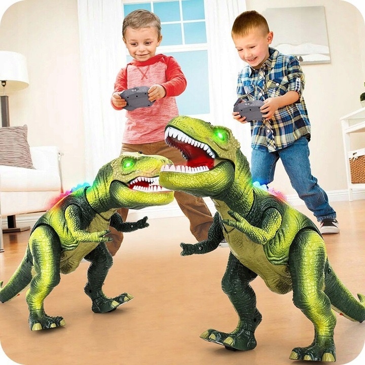 Dinozaur Interaktywny Zdalnie Sterowany Na Pilota Zabawka T rex Rc Robot
