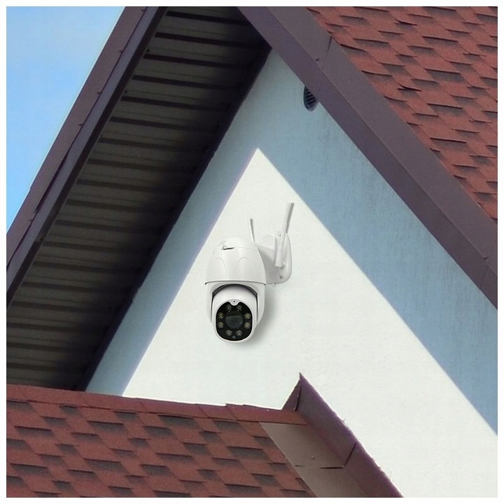 KAMERA WIFI IP SMART ZEWNĘTRZNA OBROTOWA FULL HD 2MP 1080p ZOOM 4x DETEKCJA