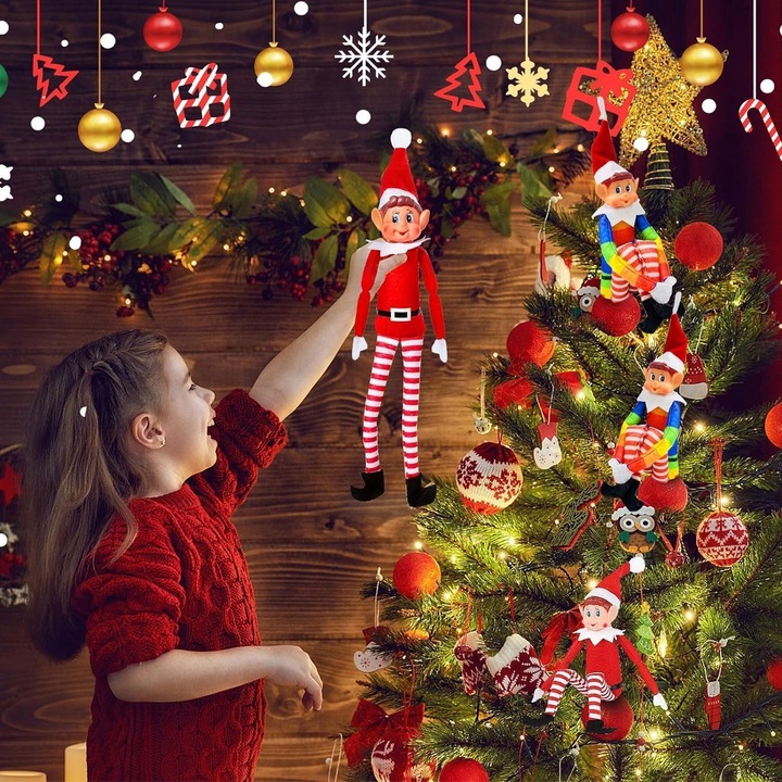 ELF ON THE SHELF PSOTNIK FIGURKA ELFA SKRZAT X 2