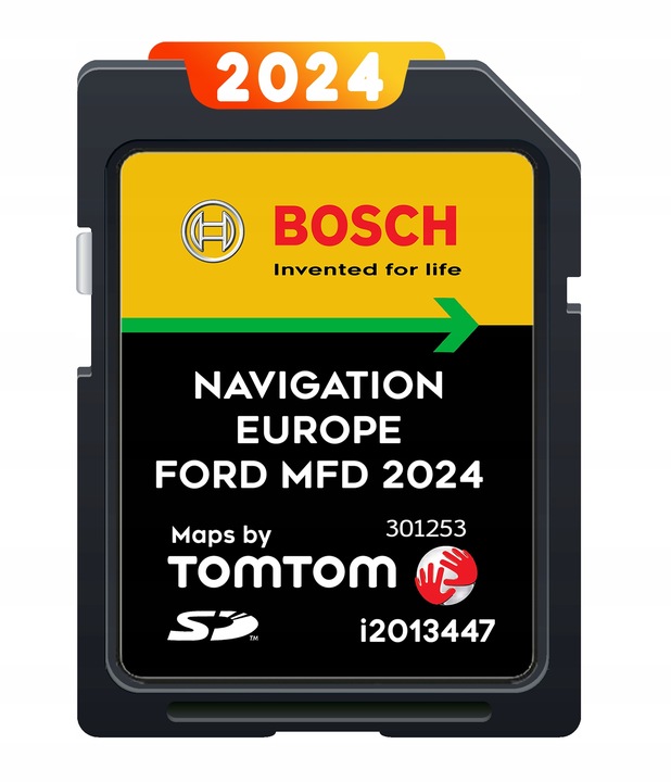 Mapa do nawigacji Europa Ford MFD karta SD 2023