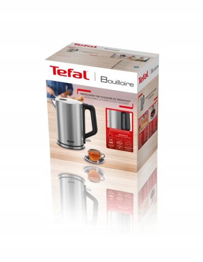 Czajnik elektryczny bezprzewodowy TEFAL Stal 1,7l KI513D10