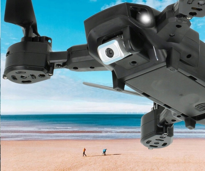 DRON KAMERA WIFI na Żywo ZAWIS POWRÓT ANDROID iOS 30MIN 2x Aku +GOGLE VR A