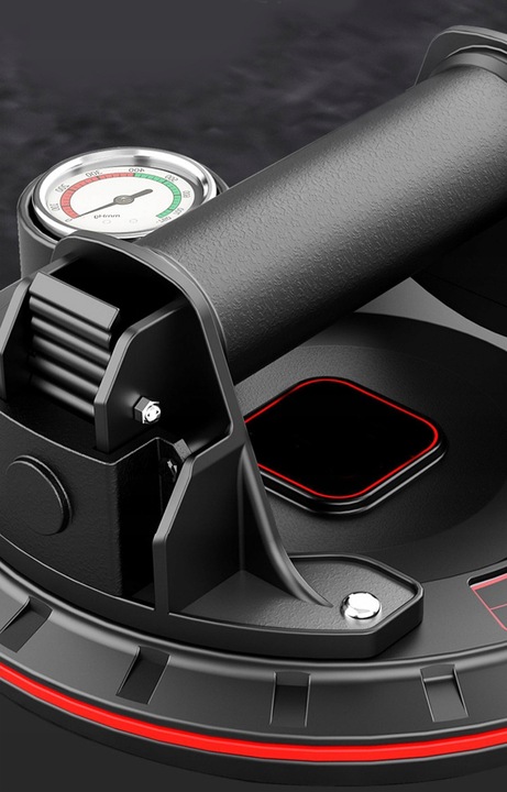 Przyssawka Próżniowa Uchwyt z Pompką i Manometrem do Płytek Glazury Szyb