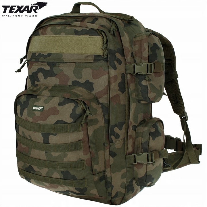 Plecak Turystyczny Taktyczny Wojskowy Duży GRIZZLY TEXAR 65L MOLLE wz.93