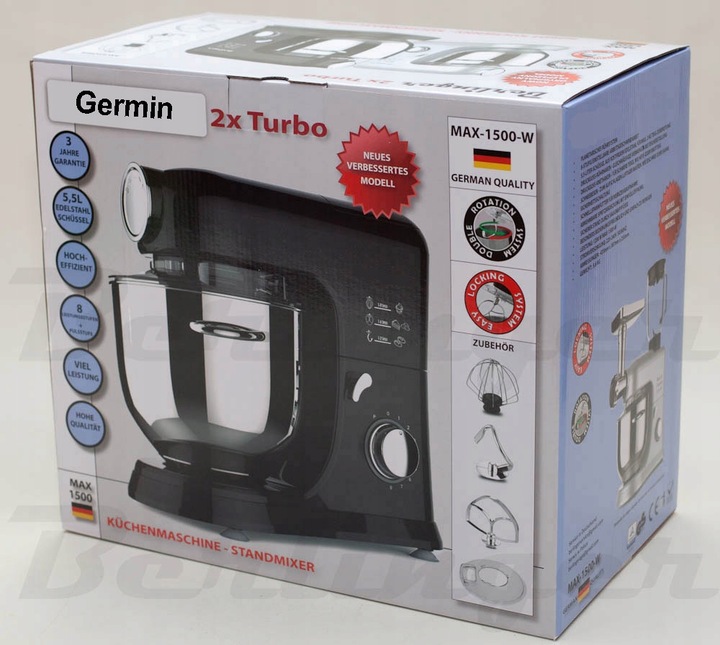 ROBOT KUCHENNY PLANETARNY MAX 1500 W MIKSER 5,5 L