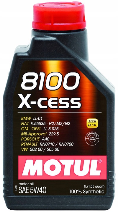 OLEJ MOTUL 5W/40 8100 X-CESS 1L MOTUL
