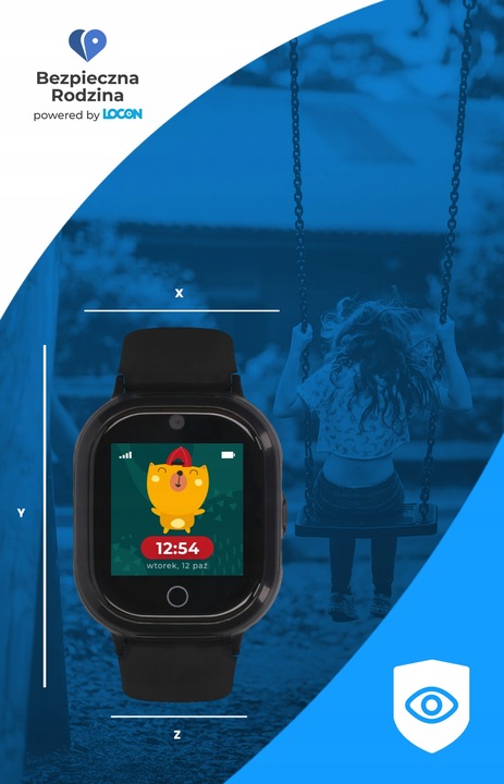 SMARTWATCH DLA CHŁOPCA GPS APLIKACJA PL WIFI