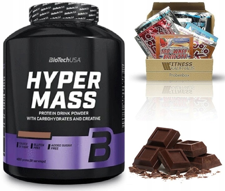 BIOTECH USA HYPER MASS 4000g + GRATIS SMAK: CZEKOLADOWY