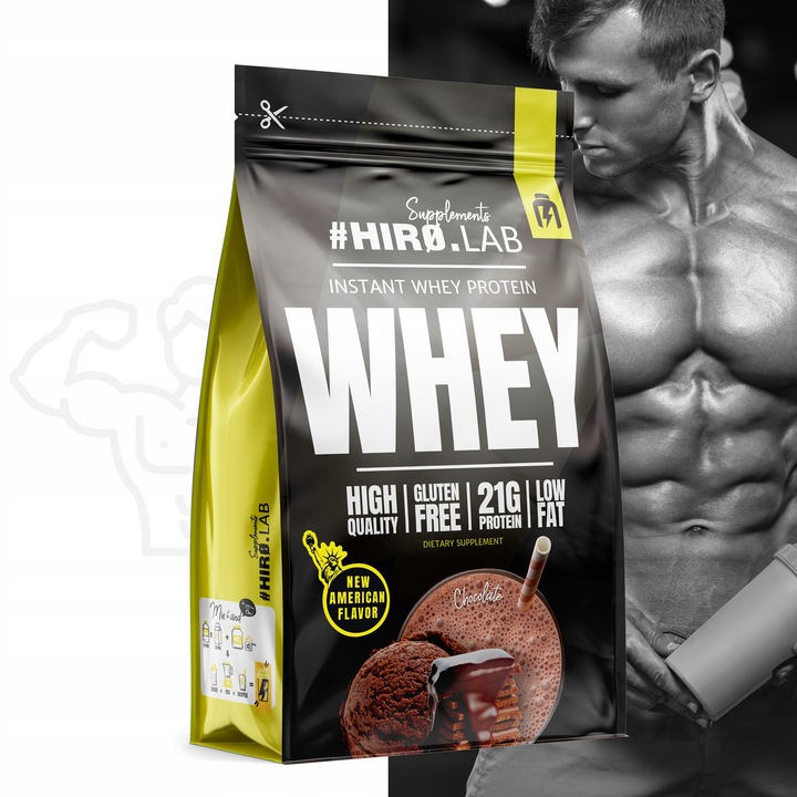 Białko koncentrat serwatkowe WPC 750 g Instant Whey Protein czekolada hiro