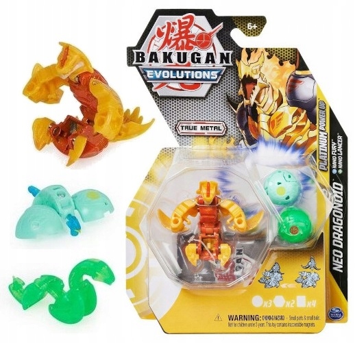 BAKUGAN Evolution PLATINUM Metal 3sz NEO DRAGONOID