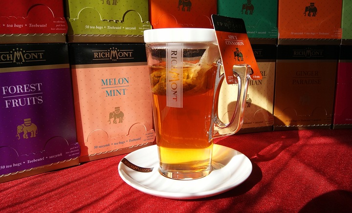 Herbata RICHMONT Earl Grey Blue 12 saszetek w oryginalnym kartoniku