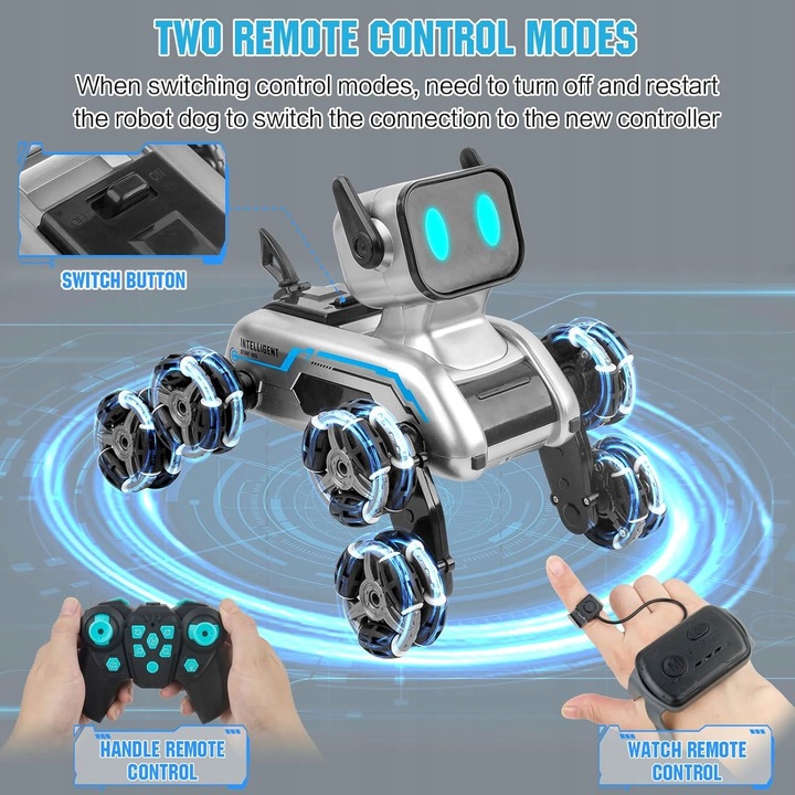 SAMOCHÓD ZDALNIE STEROWANY GESTAMI 2 PILOTY samochód PŁYWAJĄCY kaskaderski