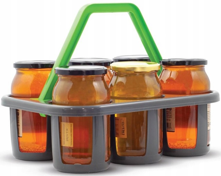 KOBIAŁKA koszyk transporter na słoik i miód