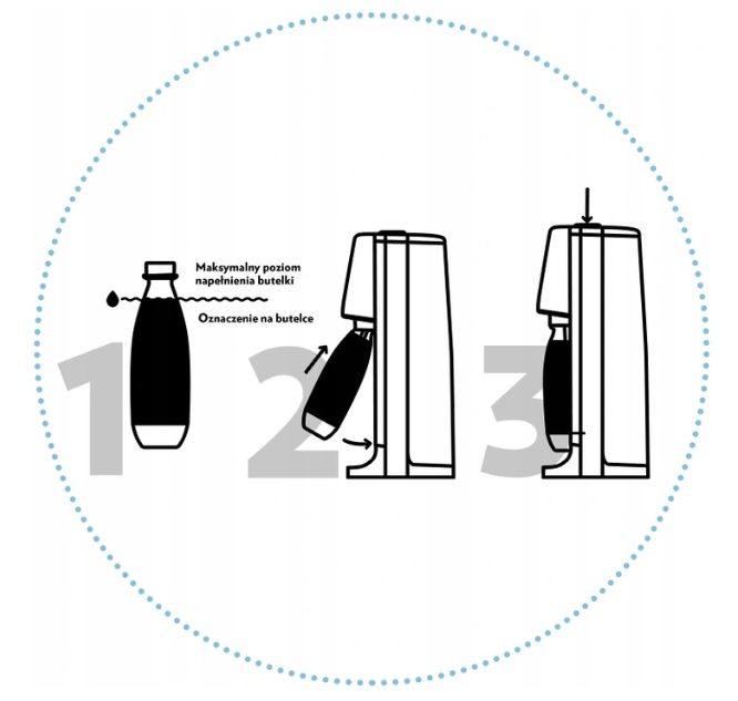 Zestaw Sodastream Saturator Terra + 3 Butelki Fuse
