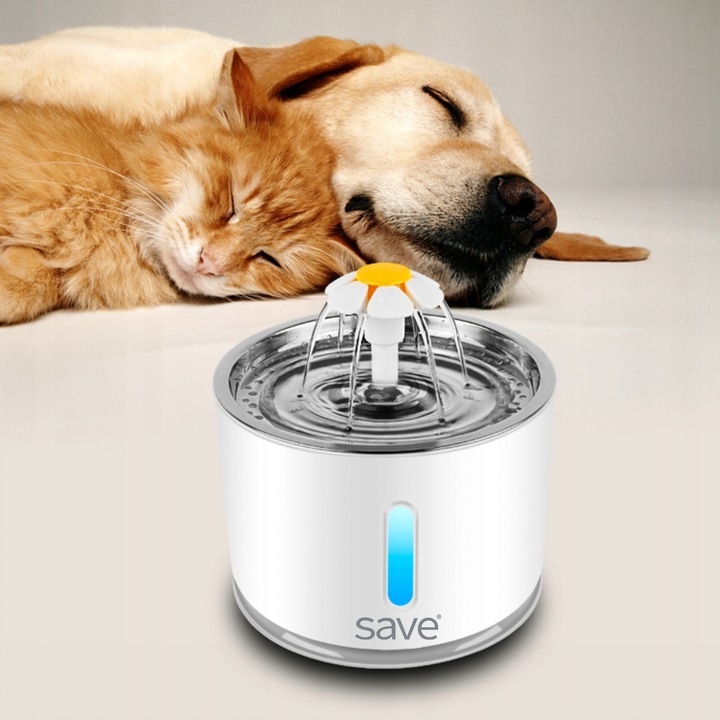 FONTANNA POIDEŁKO AUTOMATYCZNE DLA KOTA PSA CICHA + FILTR