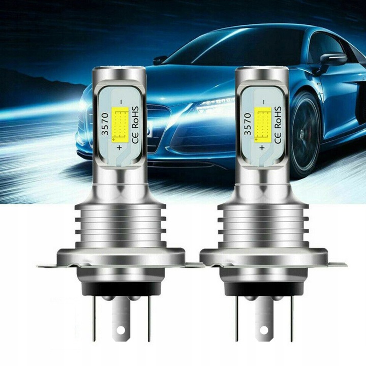 2x ŻARÓWKI LED H4 CSP LIGHT 400% 12V CAN BUS E11 8000lm do Yamaha Honda BMW