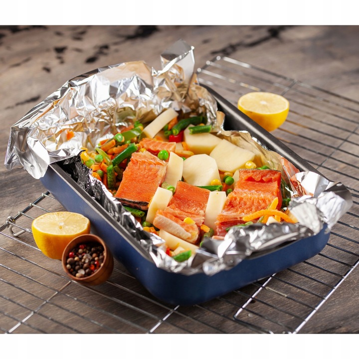 FOLIA ALUMINIOWA PACLAN - 60 m - GASTRONOMICZNA Mocna Gruba 2 sztuki