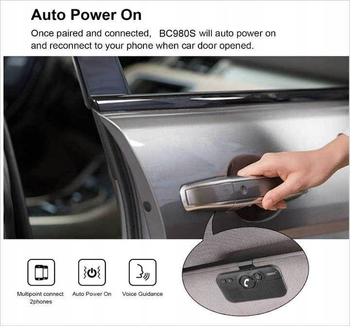 Zestaw głośnomówiący SUNITEC BC980SA