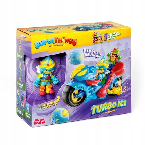 Super Zings Superthings Turbo Ice Pojazd Figurki Kazoom Kid Mad Cone