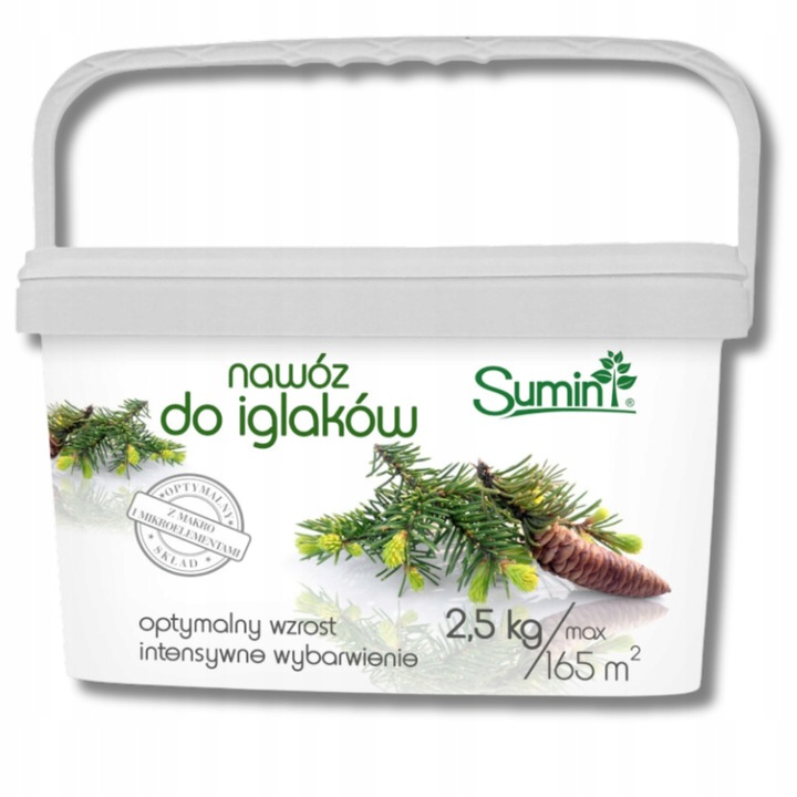 Nawóz Do Iglaków Optymalny Wzrost Intensywne Wybarwienie Sumin 2,5 kg