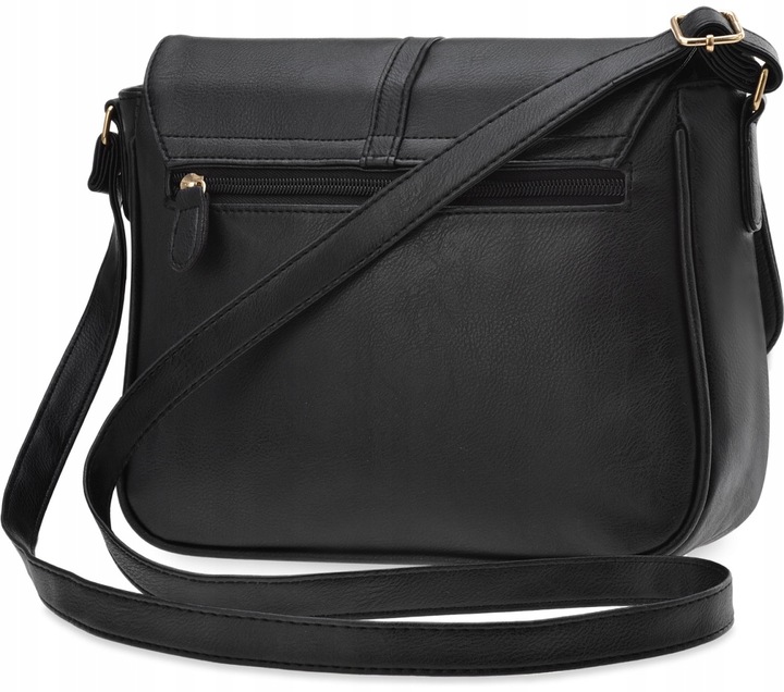 Piękna Torebka Damska Na Ramię Listonoszka A5 Skóra Pasek Miejska Torba