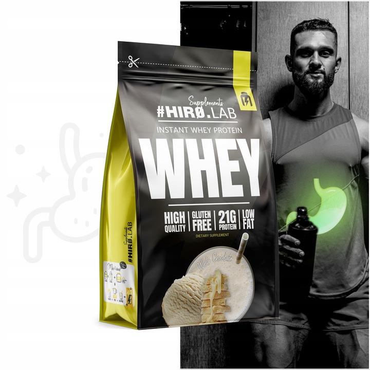Białko koncentrat serwatkowe WPC 750 g Instant Whey Biała Czekolada hiro