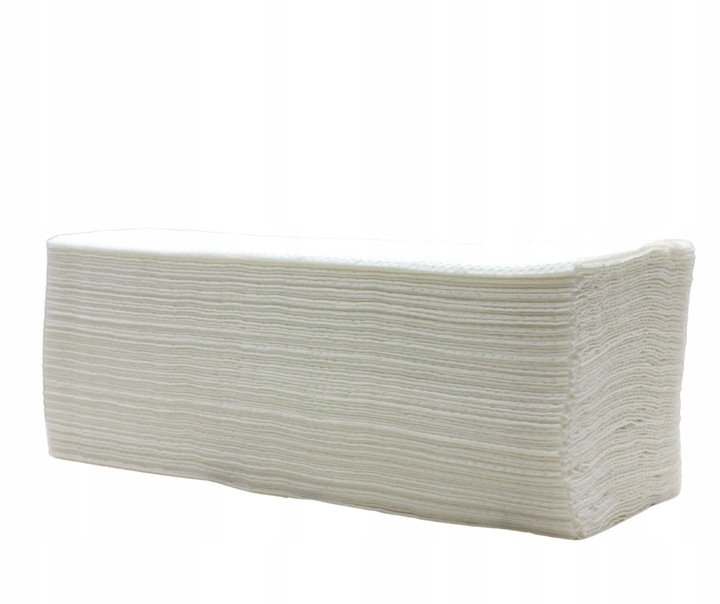 BIAŁE RĘCZNIKI PAPIEROWE SKŁADANE 100% CELULOZA