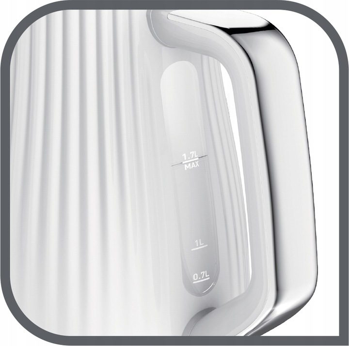 CZAJNIK ELEKTRYCZNY BEZPRZEWODOWY KO250130 LOFT BIAŁY 1,7L 2400W