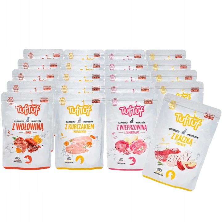 TUF TUF mokra karma Mix smaków 20x100g