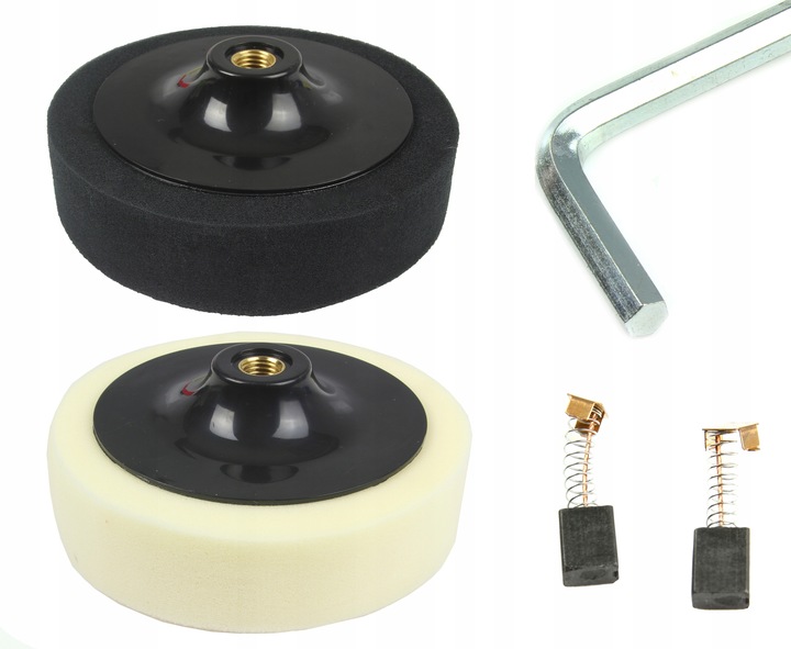 POLERKA SAMOCHODOWA SZLIFIERKA Z REGULACJĄ OBROTÓW + ZESTAW GĄBEK