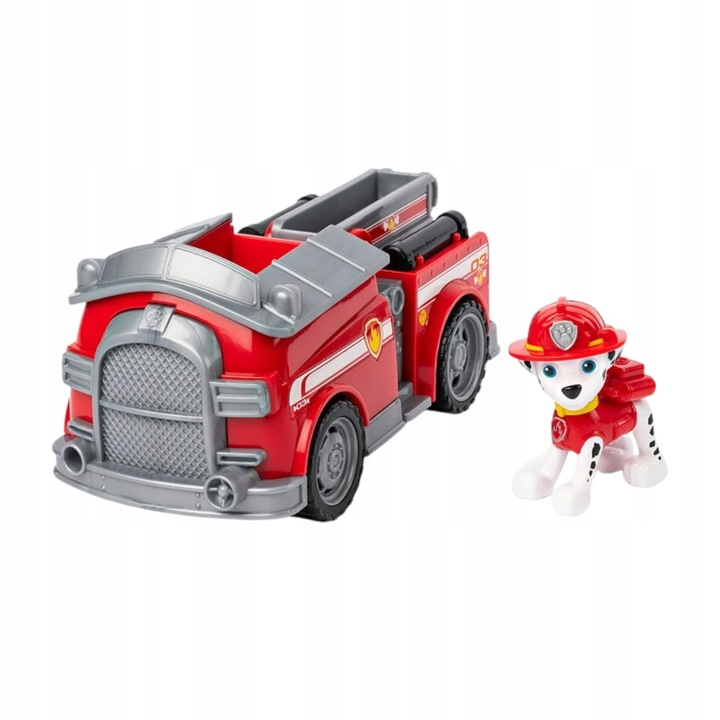 PSI PATROL MARSHALL FIGURKA POJAZD WÓZ STRAŻACKI