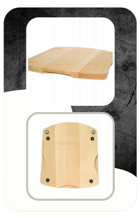 PODSTAWKA DESKA POD THERMOMIX TERMOMIKS TM6 TM5 SOLIDNE DREWNO