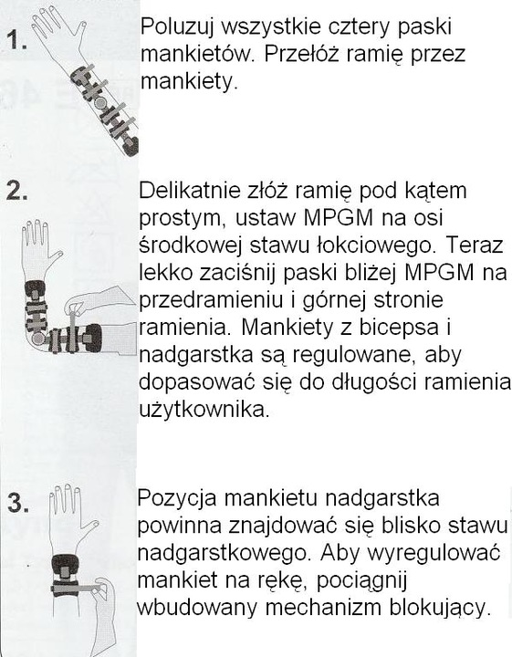 ORTEZA ŁOKCIA STABILIZATOR STAWU ŁOKCIOWEGO ZEGAR