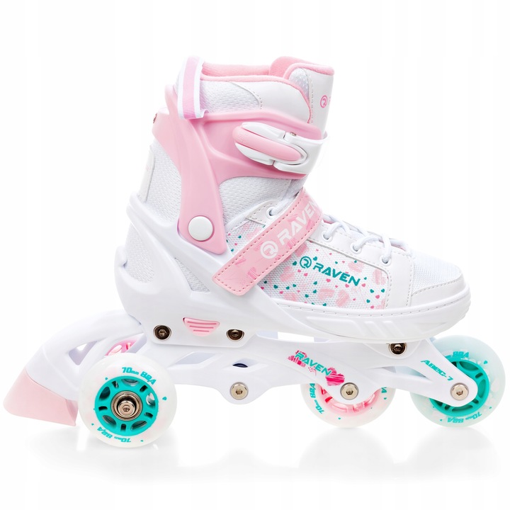 Rolki Wrotki 3w1 Regulowane RAVEN Rosi 28-32 LED