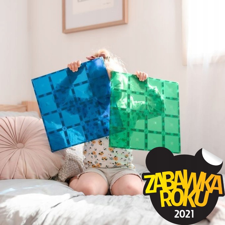 Connetix: 2 el. Klocki magnetyczne Base Plate Pack